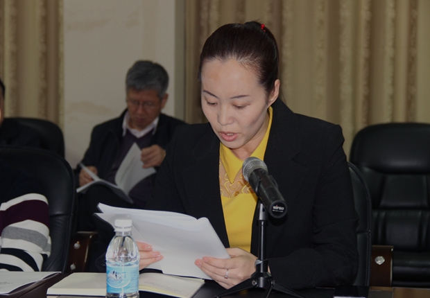 孙苓主任传达王寒松书记讲话精神