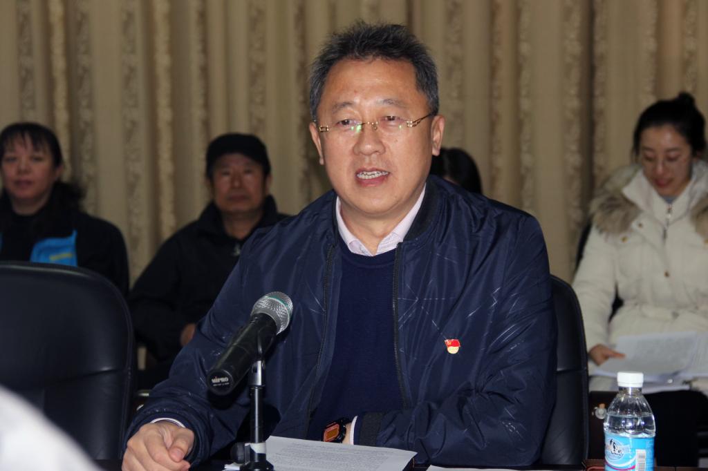 郭玉铸书记汇报我院落实巡视整改工作情况