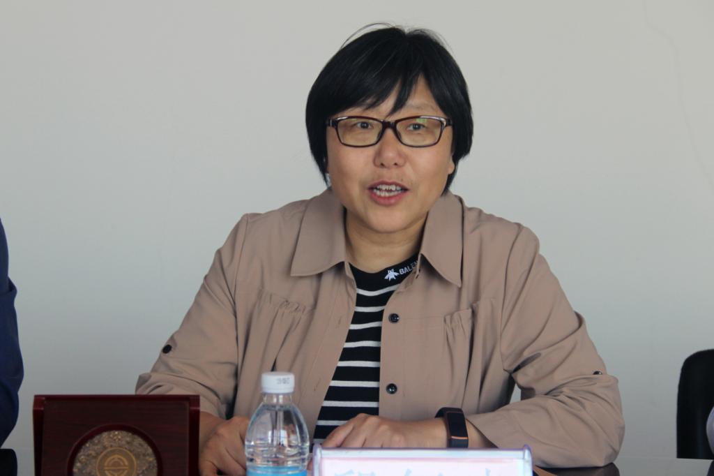 段复建院长介绍此行目的